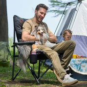 EVER ADVANCED Padded Oversized Folding Camping Chair - Portal Outdoors