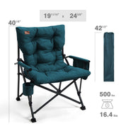 EVER ADVANCED Padded Oversized Folding Camping Chair - Portal Outdoors
