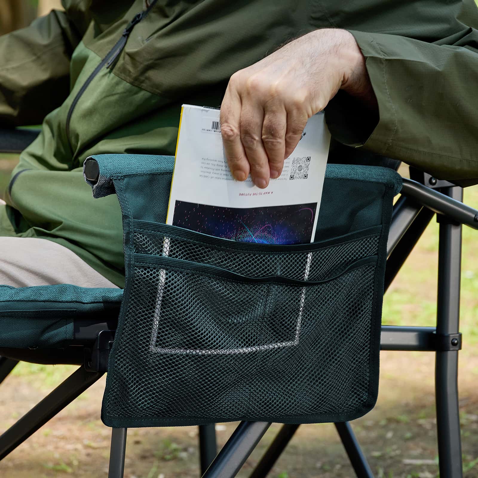 EVER ADVANCED Padded Oversized Folding Camping Chair - Portal Outdoors