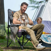 EVER ADVANCED Padded Oversized Folding Camping Chair - Portal Outdoors