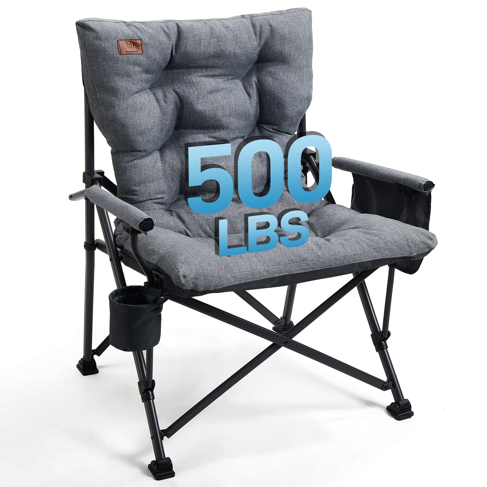 EVER ADVANCED Padded Oversized Folding Camping Chair - Portal Outdoors