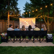 EVER ADVANCED 6 Seats Folding Chair with Storage Baskets & Pockets - Portal Outdoors