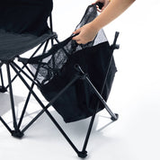 EVER ADVANCED 6 Seats Folding Chair with Storage Baskets & Pockets - Portal Outdoors