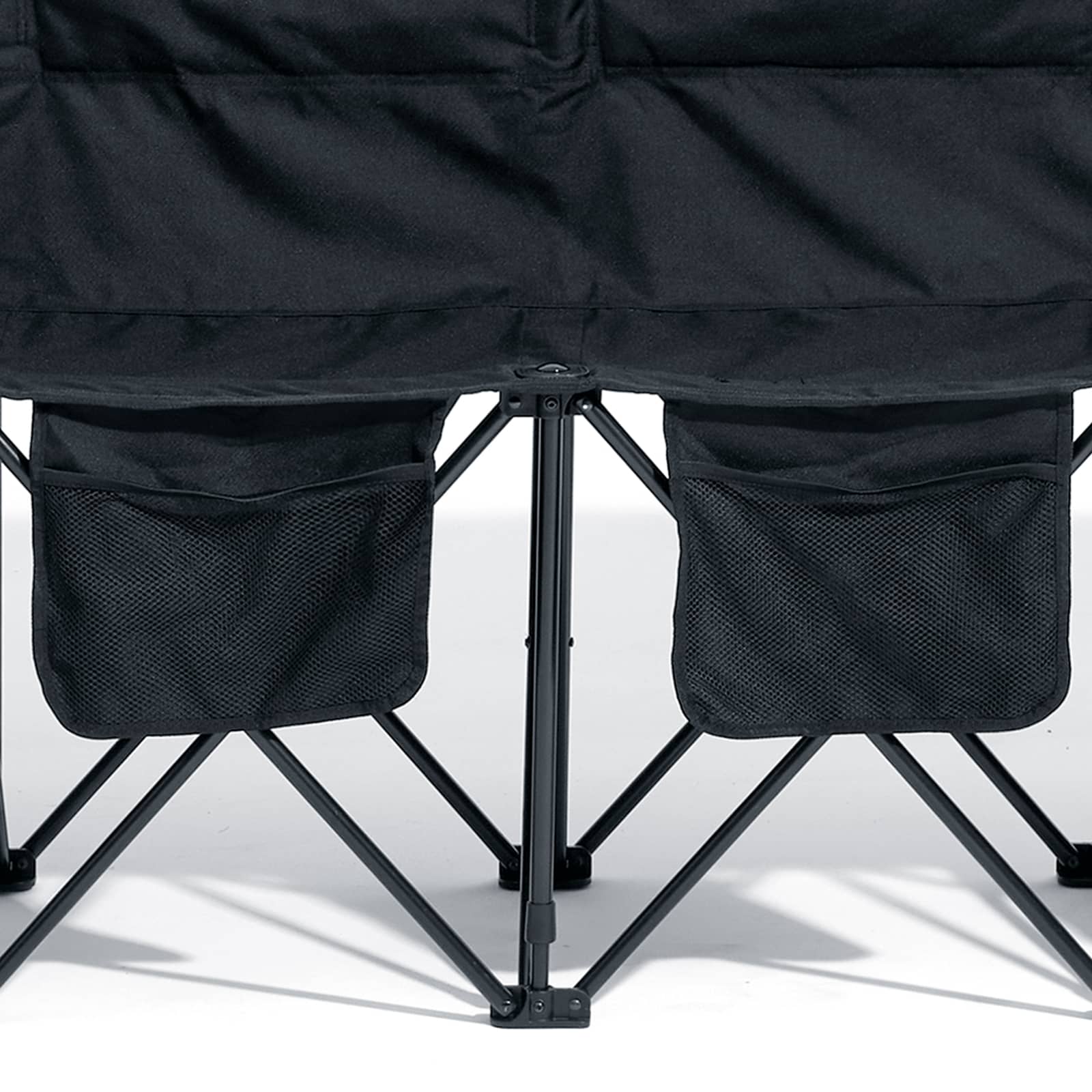 EVER ADVANCED 6 Seats Folding Chair with Storage Baskets & Pockets - Portal Outdoors