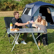 EVER ADVANCED Flip Large Camping Folding Table - Portal Outdoors