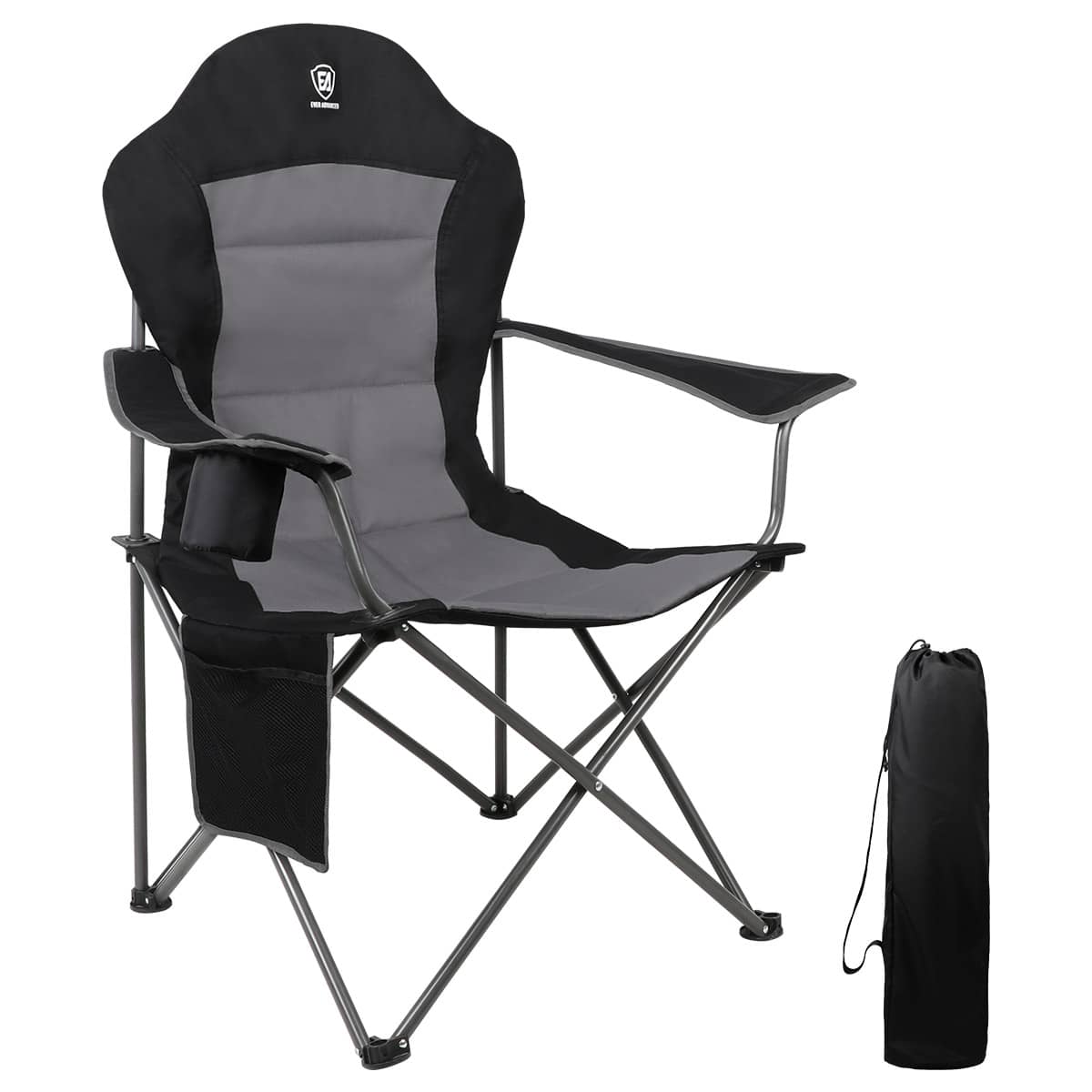 EVER ADVANCED High Back Folding Camping Chair - Portal Outdoors