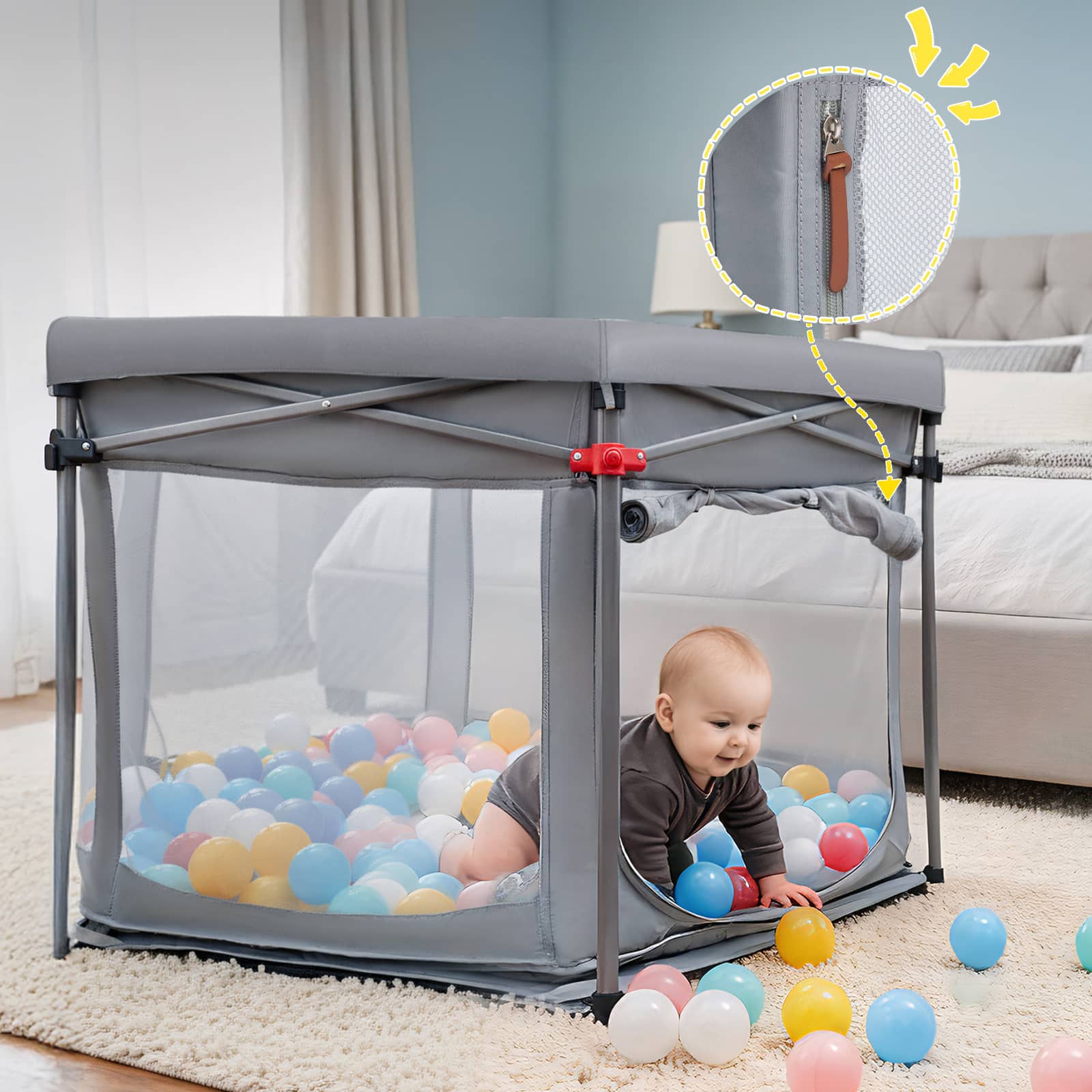 Ever Advanced Foldable Baby Playpen - Portal Outdoors