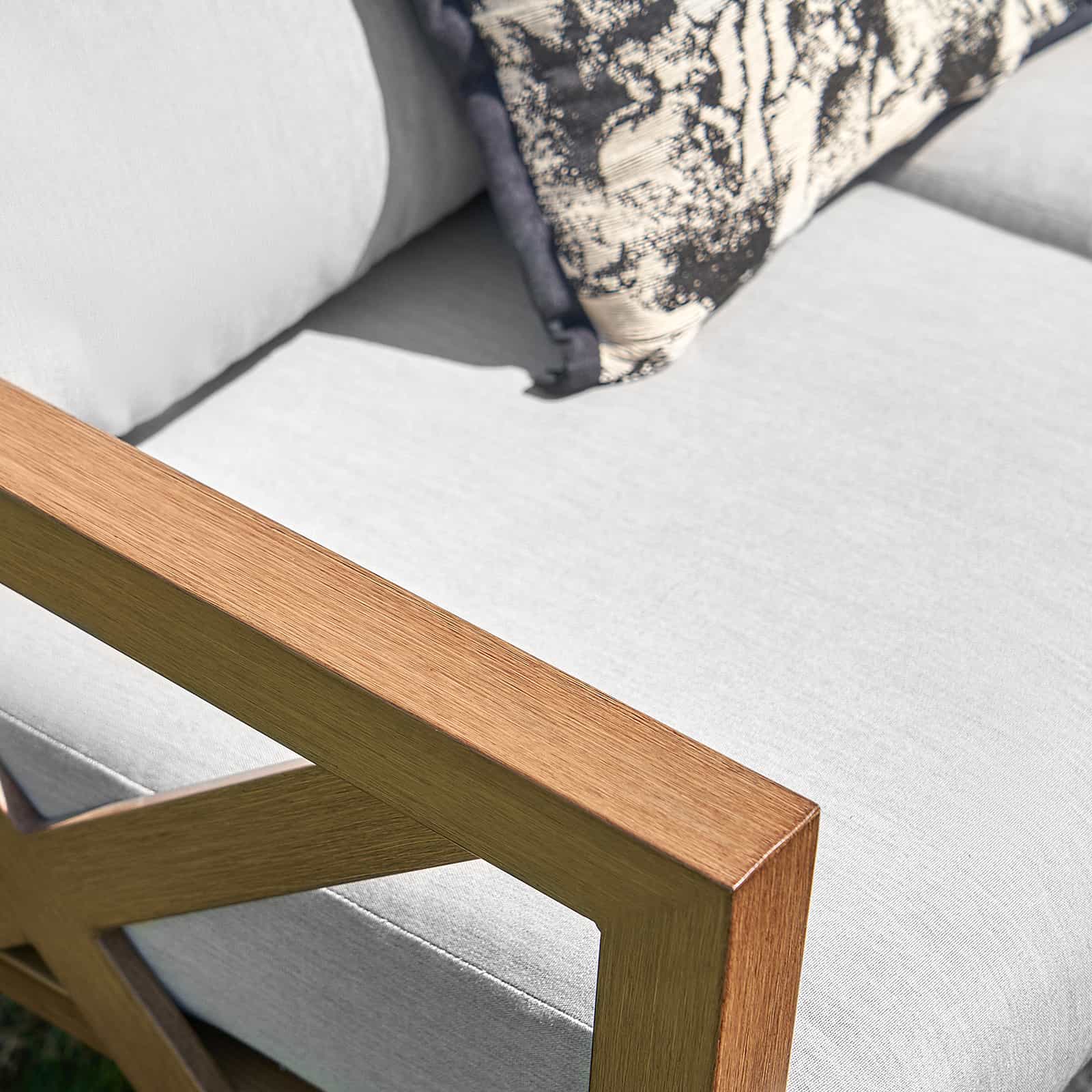 Natural Expressions 6 - Seater L Shape Sectional Outdoor sofa with Sunbrella Cushions - Portal Outdoors