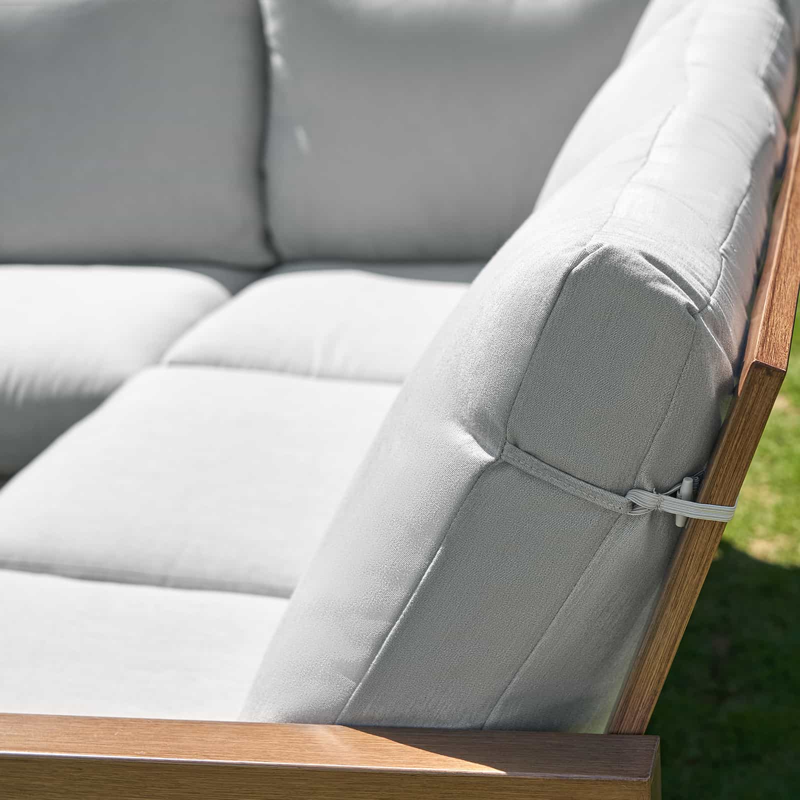 Natural Expressions 6 - Seater L Shape Sectional Outdoor sofa with Sunbrella Cushions - Portal Outdoors