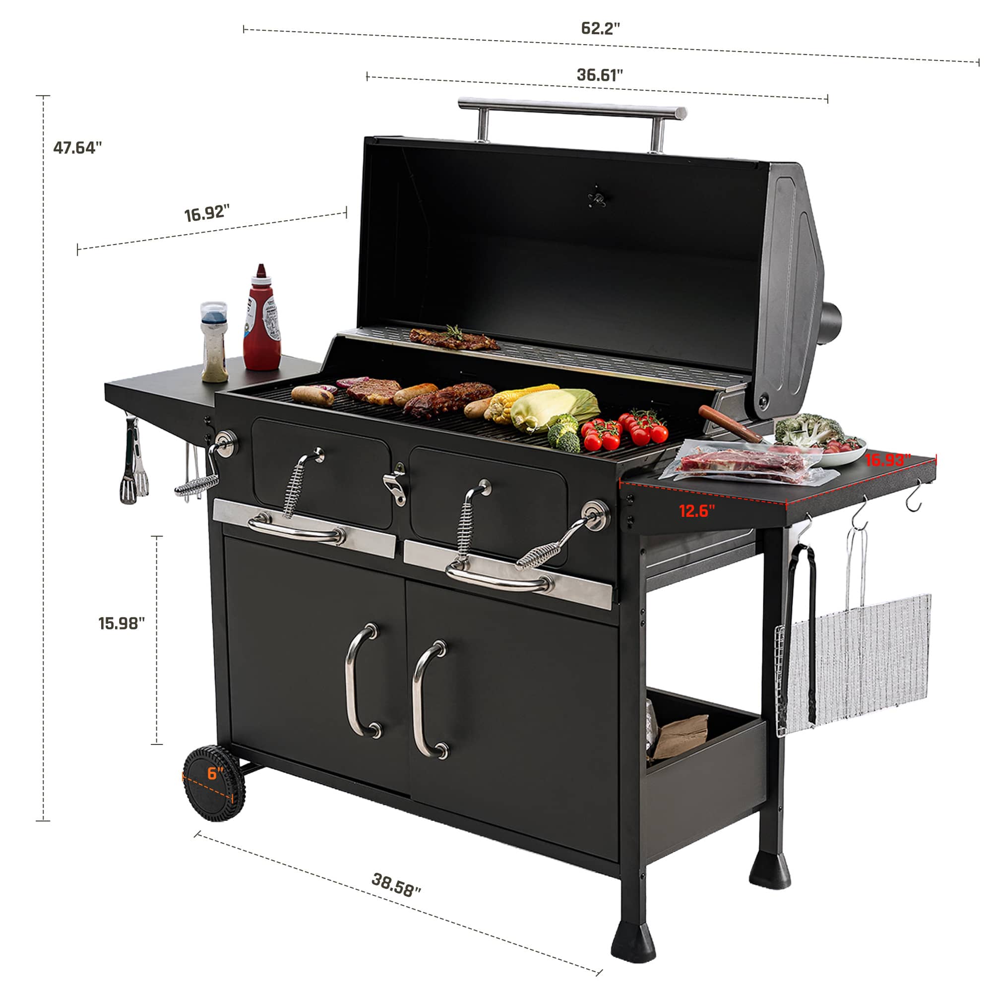 NATURAL EXPRESSIONS Charcoal BBQ Grill - Portal Outdoors