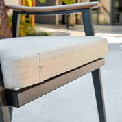 6 - seater Wicker dining set with large dining table - Natural Expressions