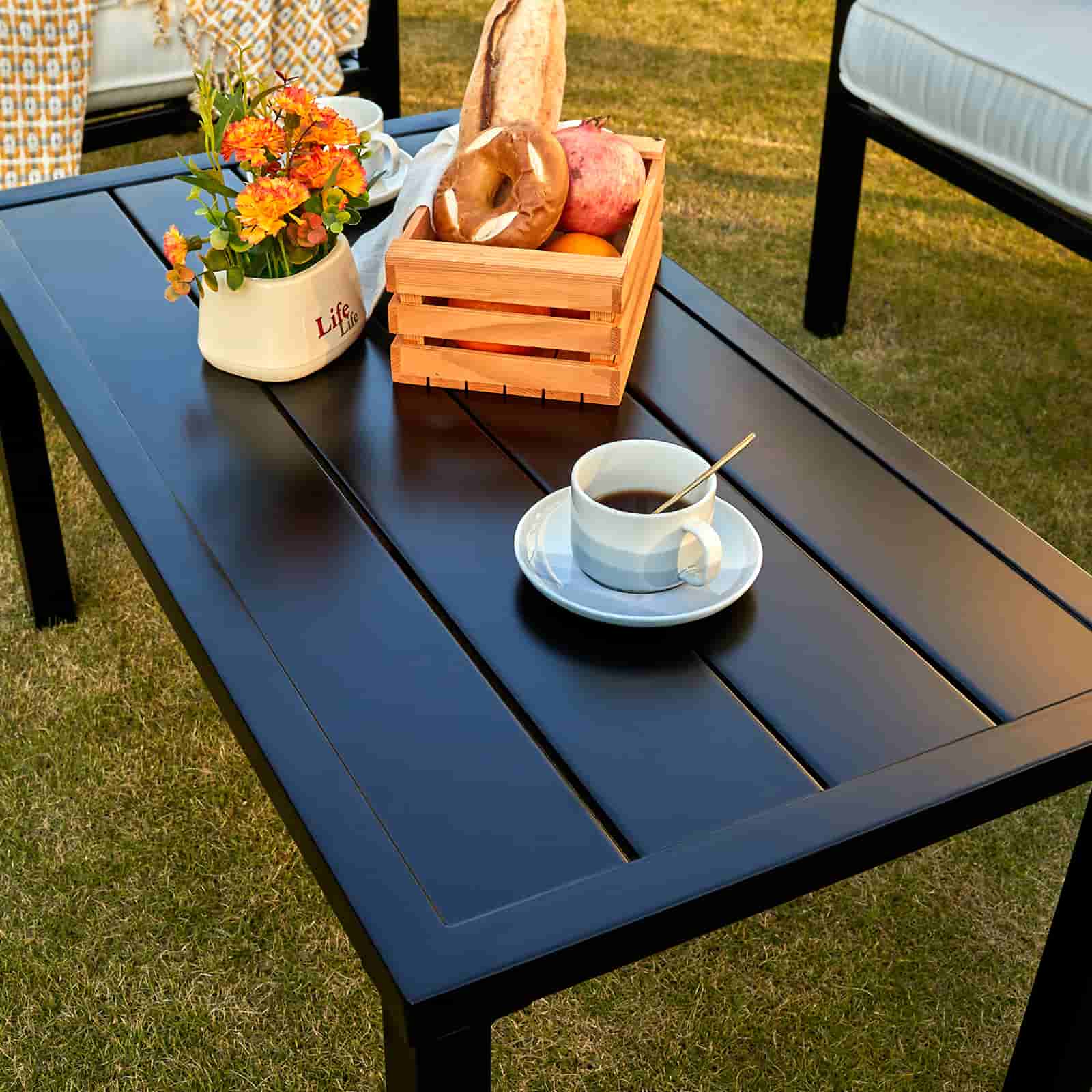 Natural Expressions 4 - Seater Patio Conversation Sets with Coffee Table - Portal Outdoors