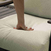 Patio Sofa With Multi - functional Ottoman - Natural Expressions