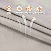 Natural Expressions Swivel Glider Rocking Chairs with Metal Table - Portal Outdoors