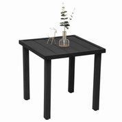 Natural Expressions Swivel Glider Rocking Chairs with Metal Table - Portal Outdoors