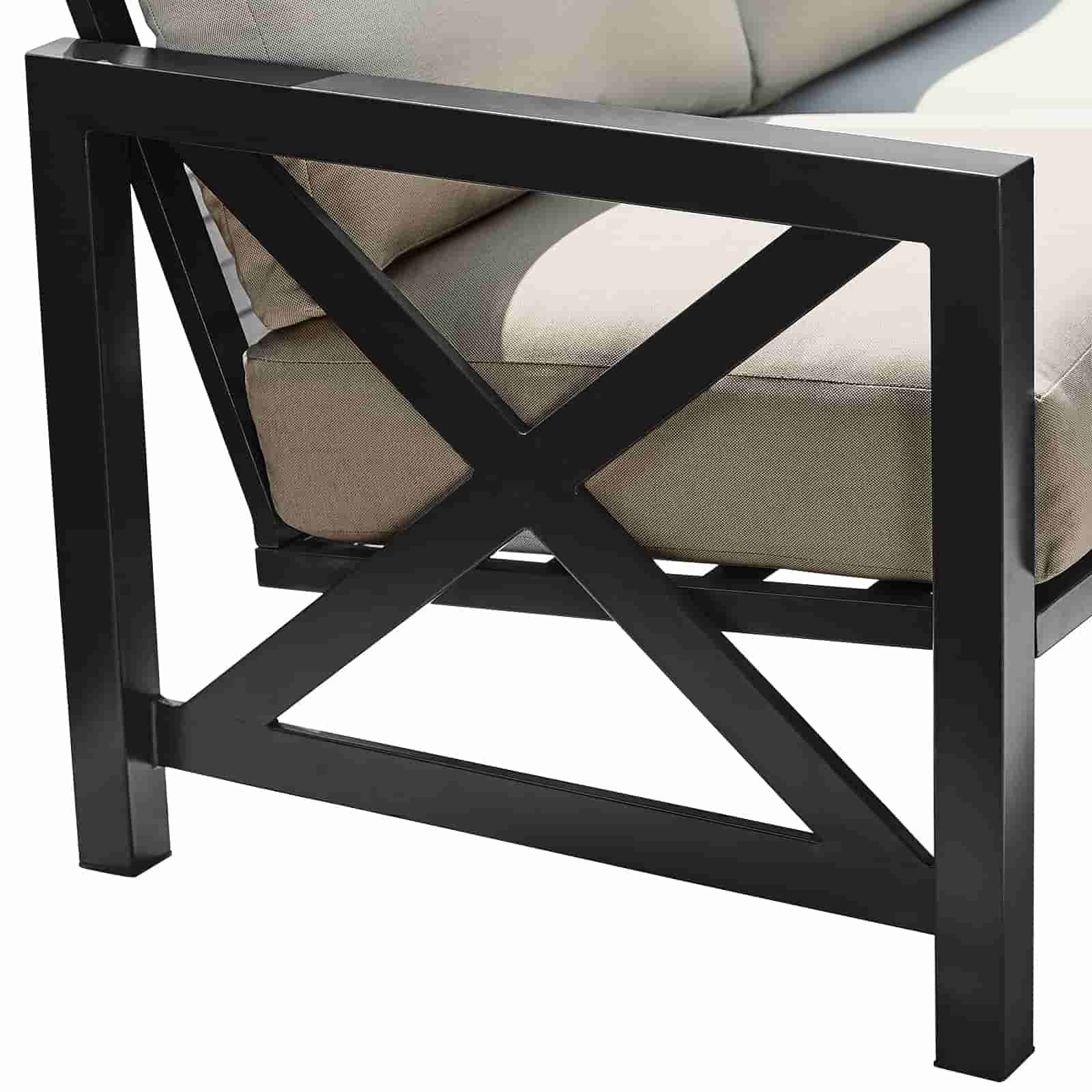 6 - Seater L Shape Sectional Outdoor sofa - Natural Expressions