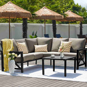 6 - Seater L Shape Sectional Outdoor sofa - Natural Expressions