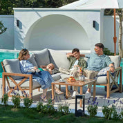 6 - Seater L Shape Sectional Outdoor sofa - Natural Expressions