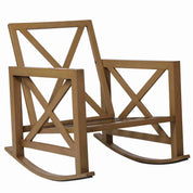 Natural Expressions Patio Rocking Chair Set With Coffee Tables - Portal Outdoors