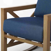 Natural Expressions Patio Rocking Chair Set With Coffee Tables - Portal Outdoors