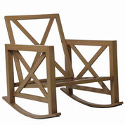 Natural Expressions Patio Rocking Chair Set With Coffee Tables - Portal Outdoors