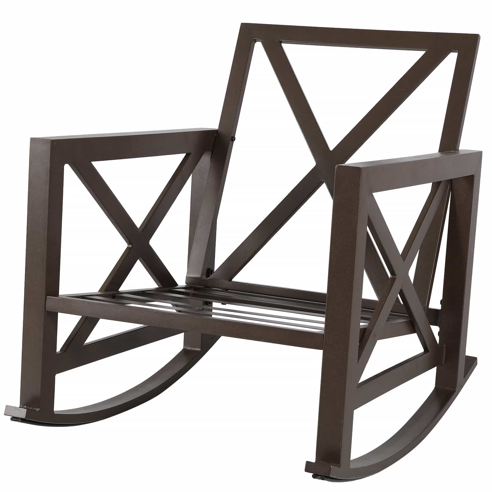 Natural Expressions Patio Rocking Chair Set With Coffee Tables - Portal Outdoors