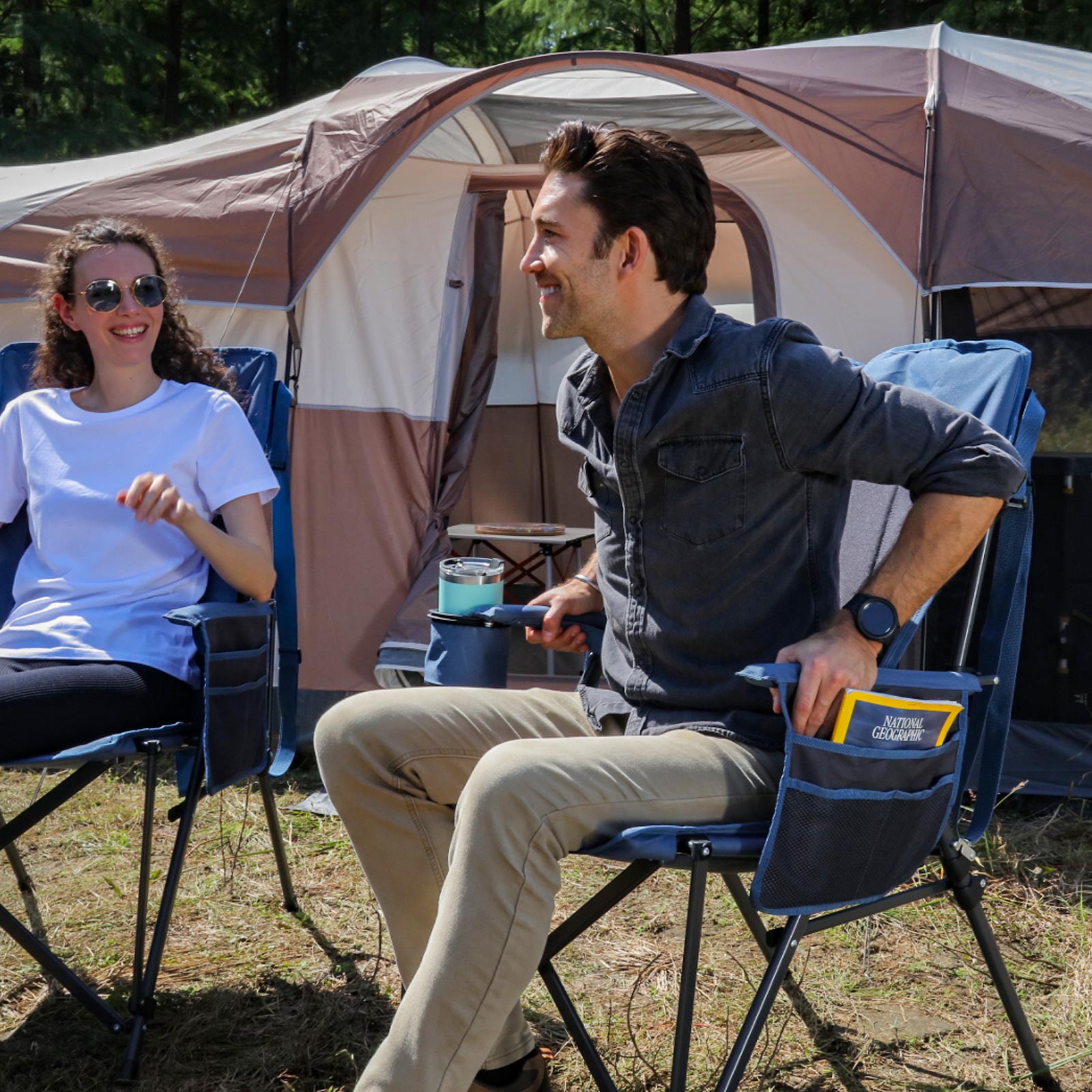 Work from Anywhere Combo - Camping Chair, Table & Tent for