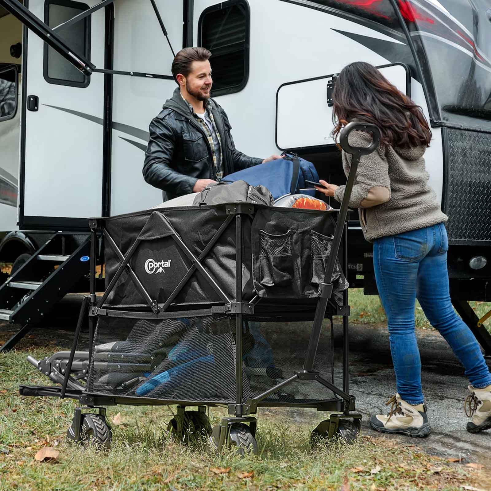 Double Decker Collapsible Wagon