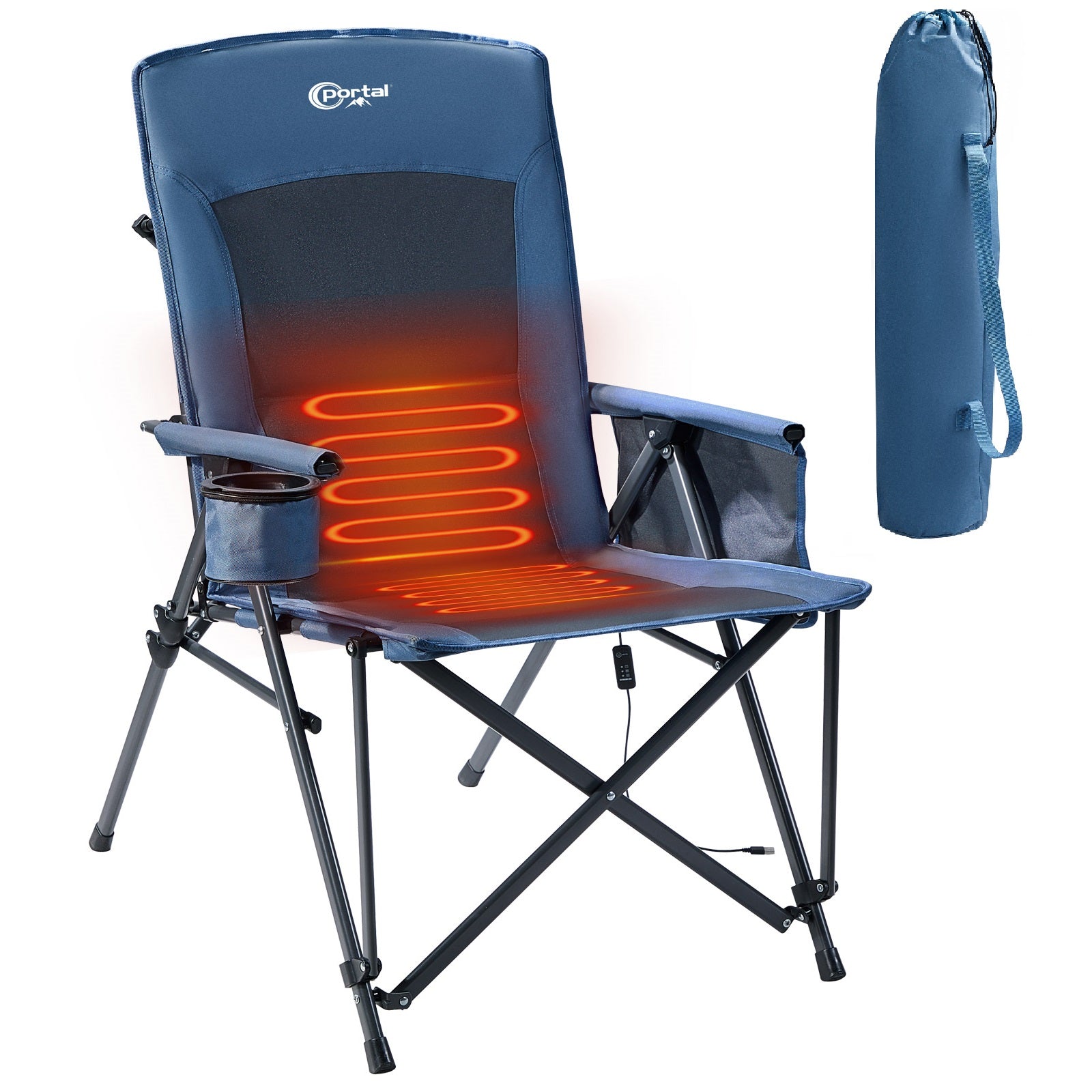 Portal Outdoors Heated Camping Chair
