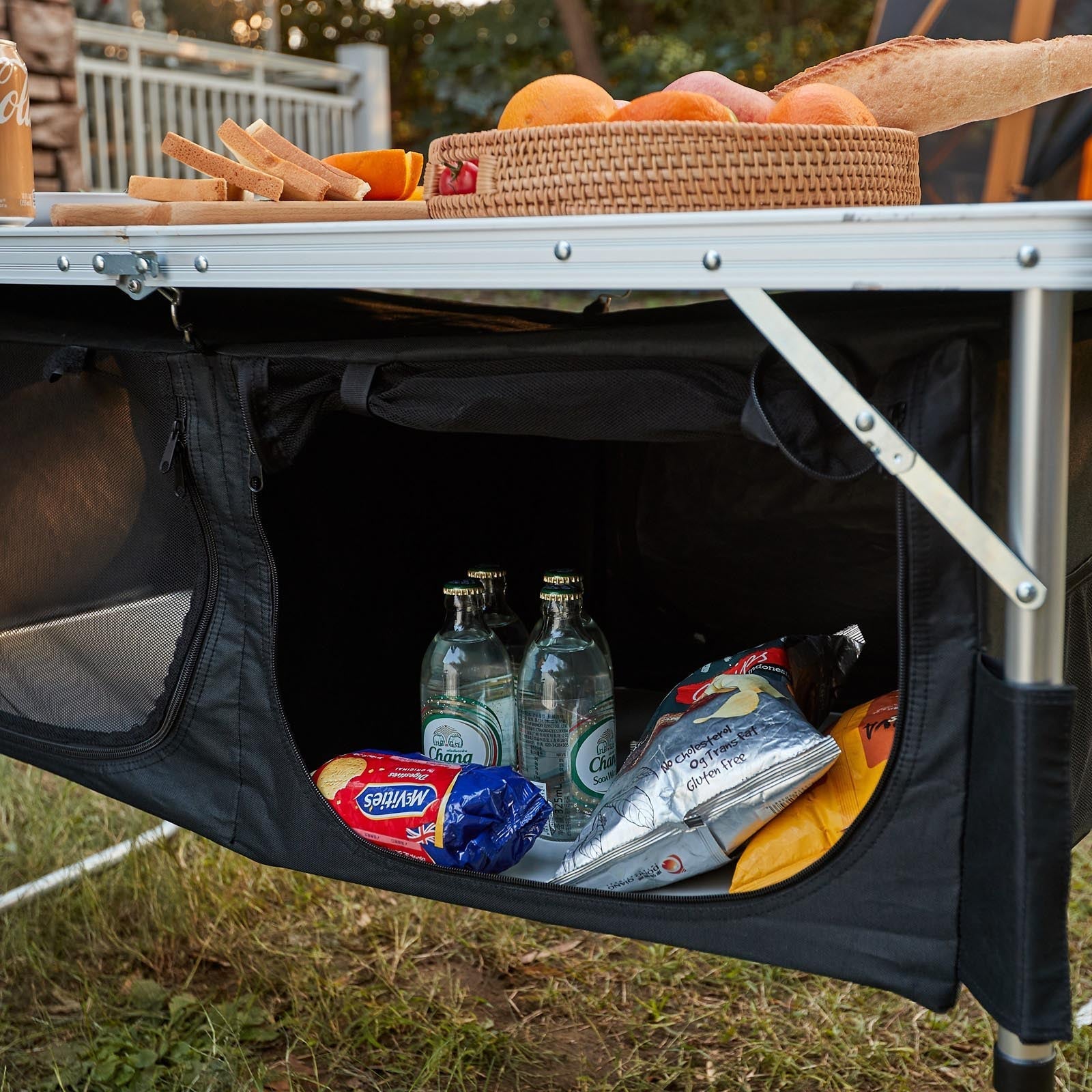 Adjustable Camping Kitchen Table | EVER ADVANCED – Portal Outdoors