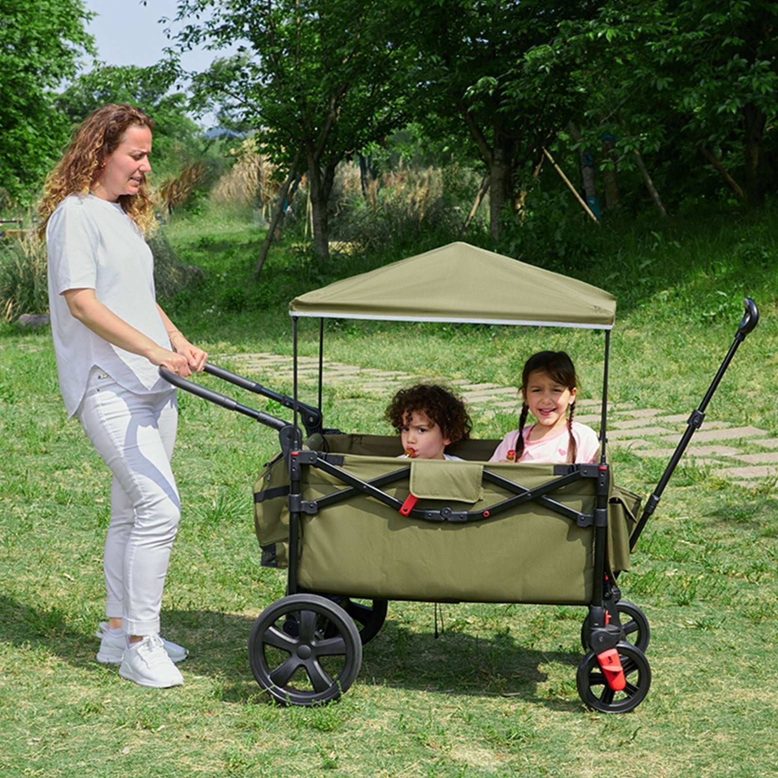 EVER ADVANCED All Terrain Stroller Wagon - Portal Outdoors