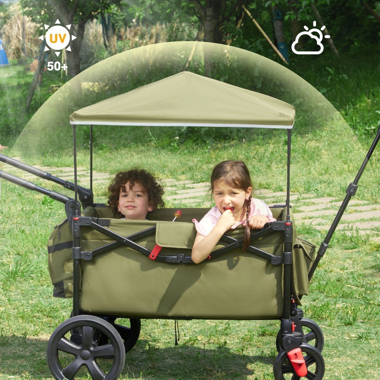 EVER ADVANCED All Terrain Stroller Wagon - Portal Outdoors
