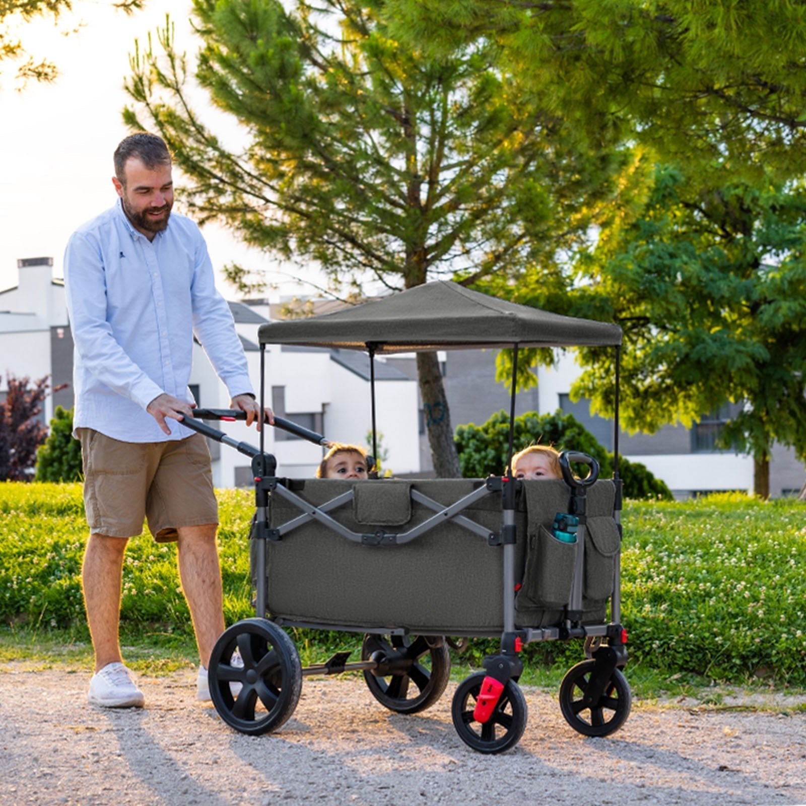 EVER ADVANCED All Terrain Stroller Wagon - Portal Outdoors