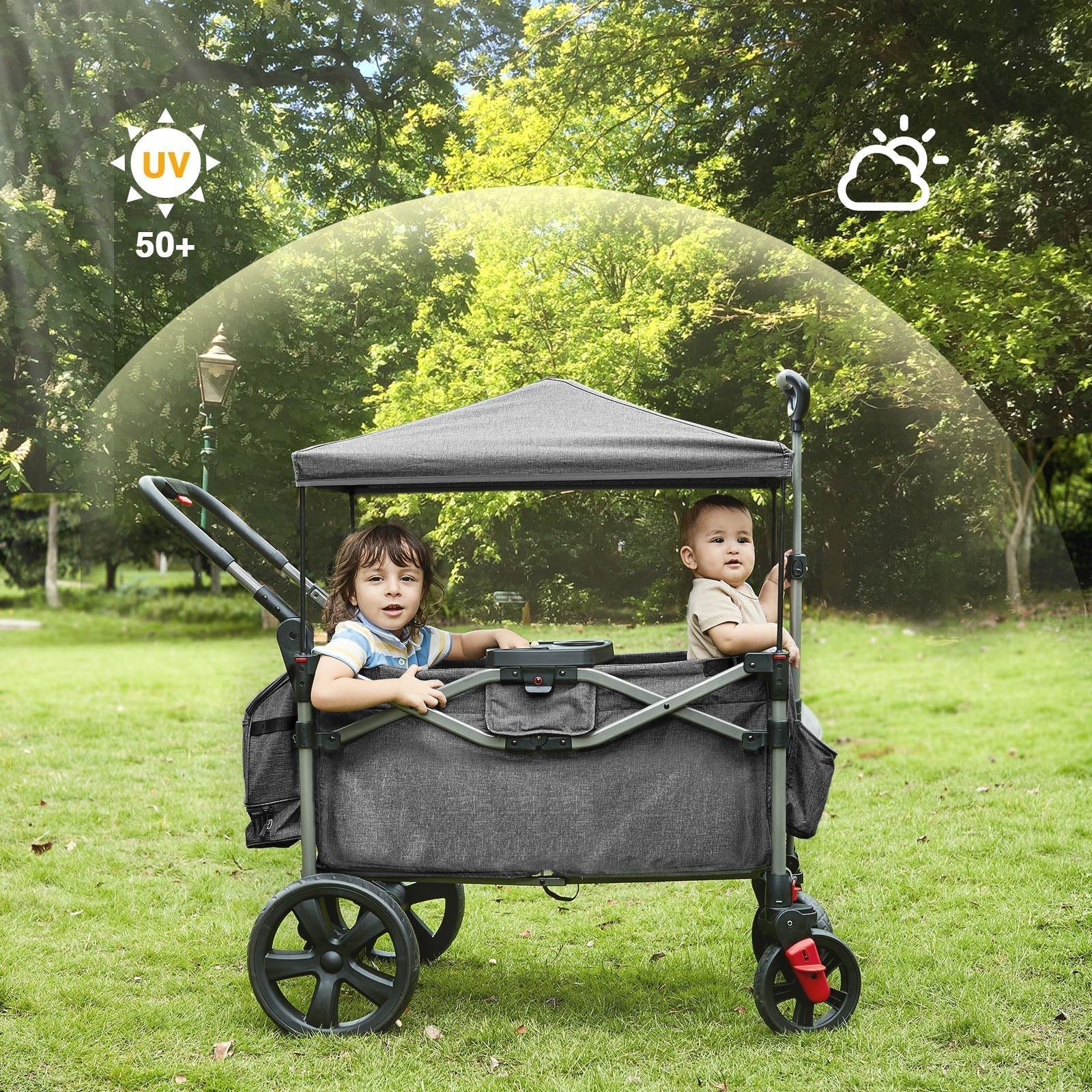EVER ADVANCED All Terrain Stroller Wagon - Portal Outdoors