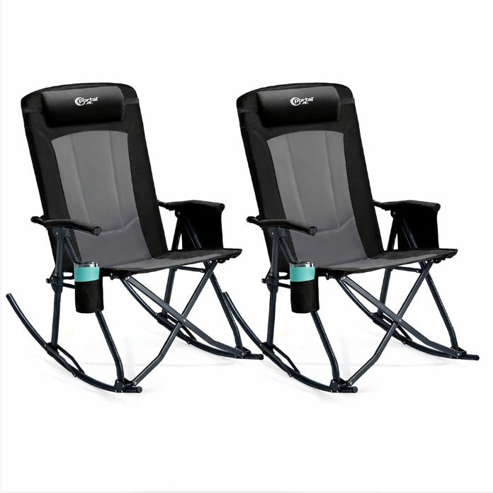 Portal Outdoors Big Boy Rocking Camp Chair Bundle - Portal Outdoors