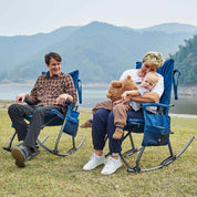 EVER ADVANCED Collapsible Patio Rocking Camping Chair - Portal Outdoors