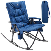 EVER ADVANCED Collapsible Patio Rocking Camping Chair - Portal Outdoors