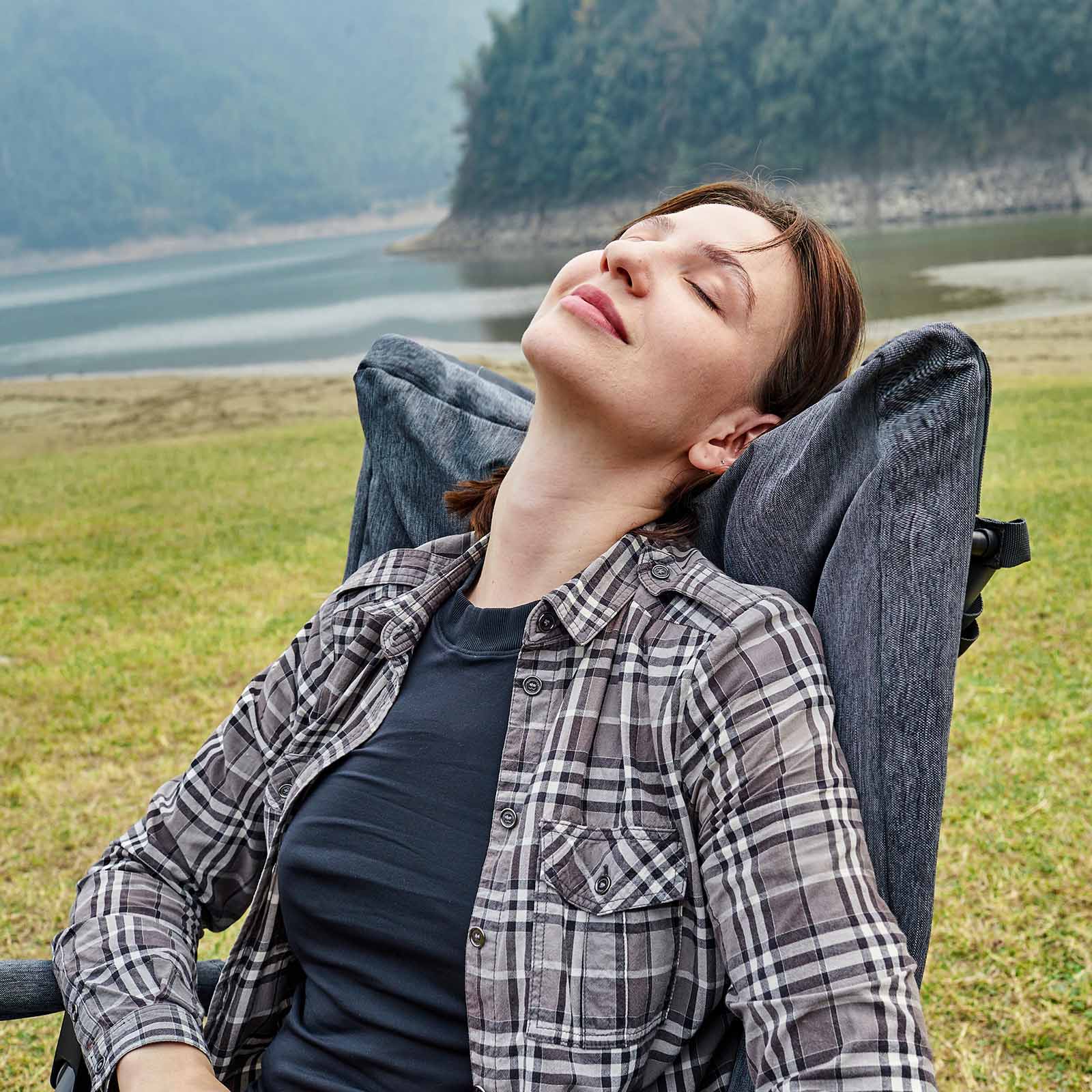 EVER ADVANCED Collapsible Patio Rocking Camping Chair - Portal Outdoors