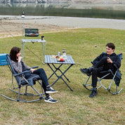 EVER ADVANCED Collapsible Patio Rocking Camping Chair - Portal Outdoors