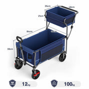 EVER ADVANCED Collapsible Shopping Wagon - Portal Outdoors