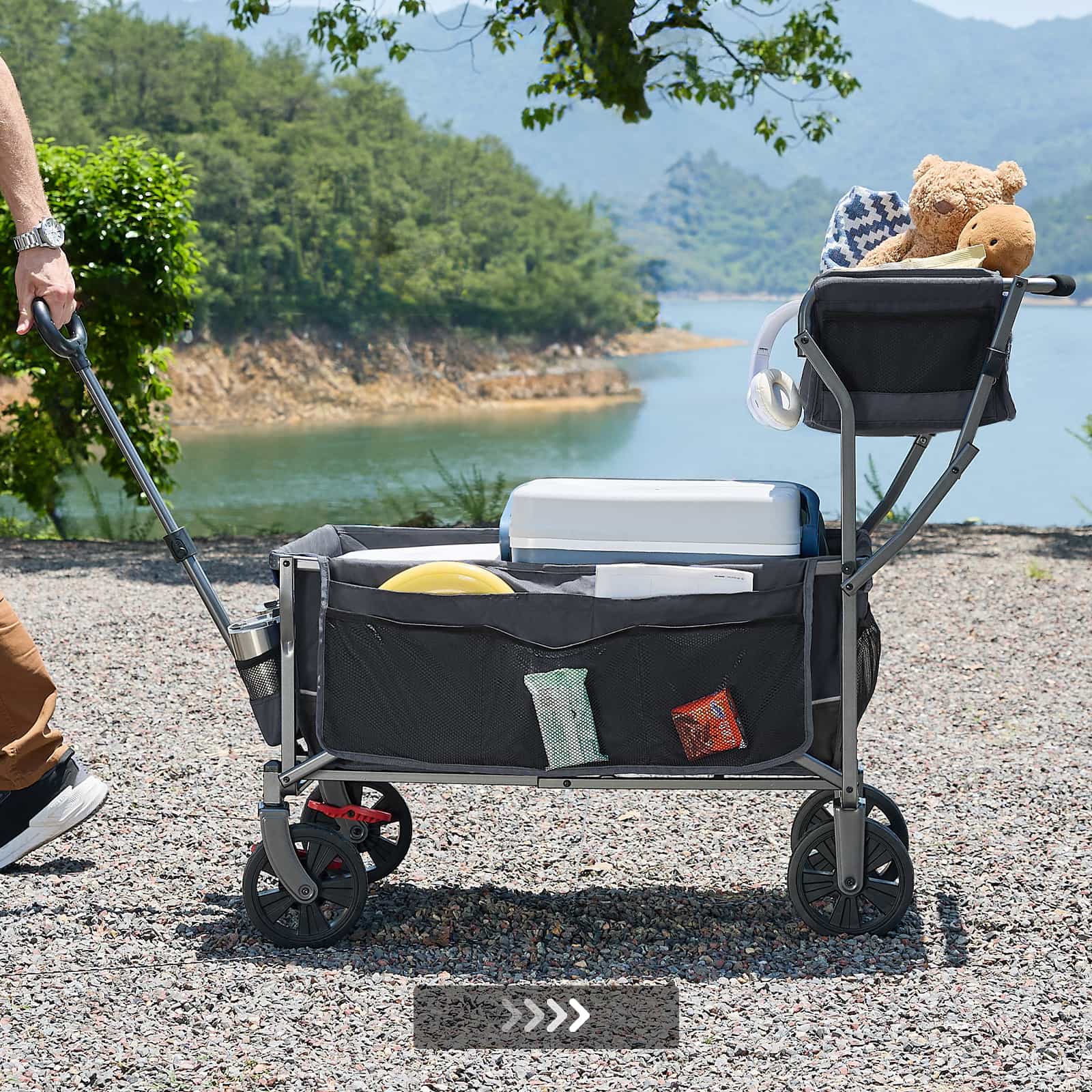 EVER ADVANCED Collapsible Shopping Wagon - Portal Outdoors