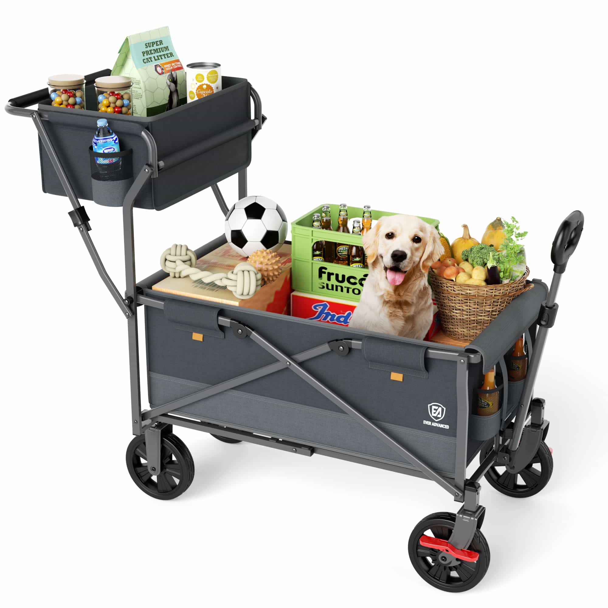 EVER ADVANCED Collapsible Shopping Wagon - Portal Outdoors