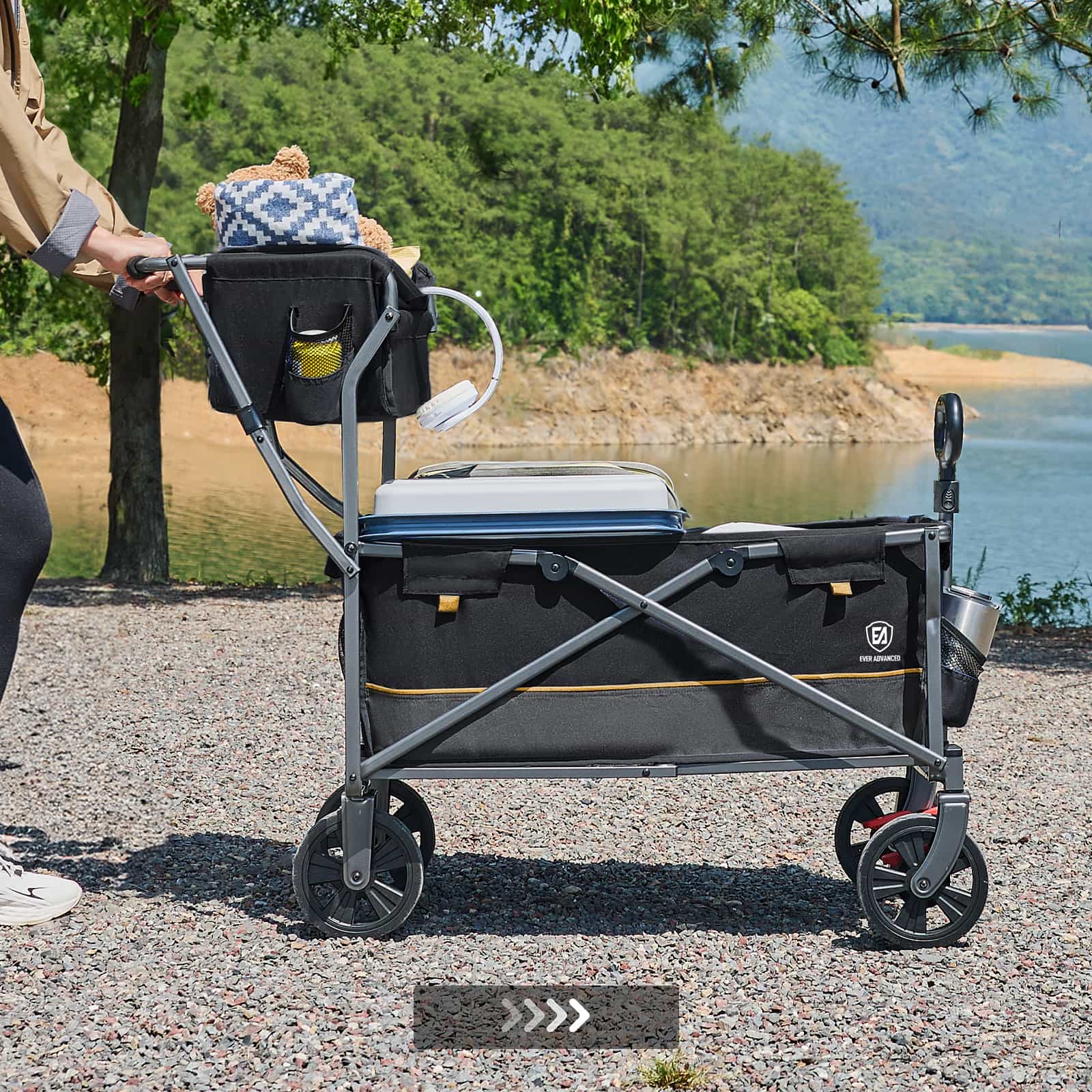 EVER ADVANCED Collapsible Shopping Wagon - Portal Outdoors