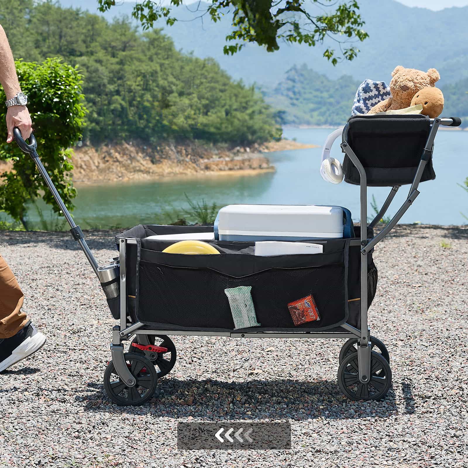 EVER ADVANCED Collapsible Shopping Wagon - Portal Outdoors