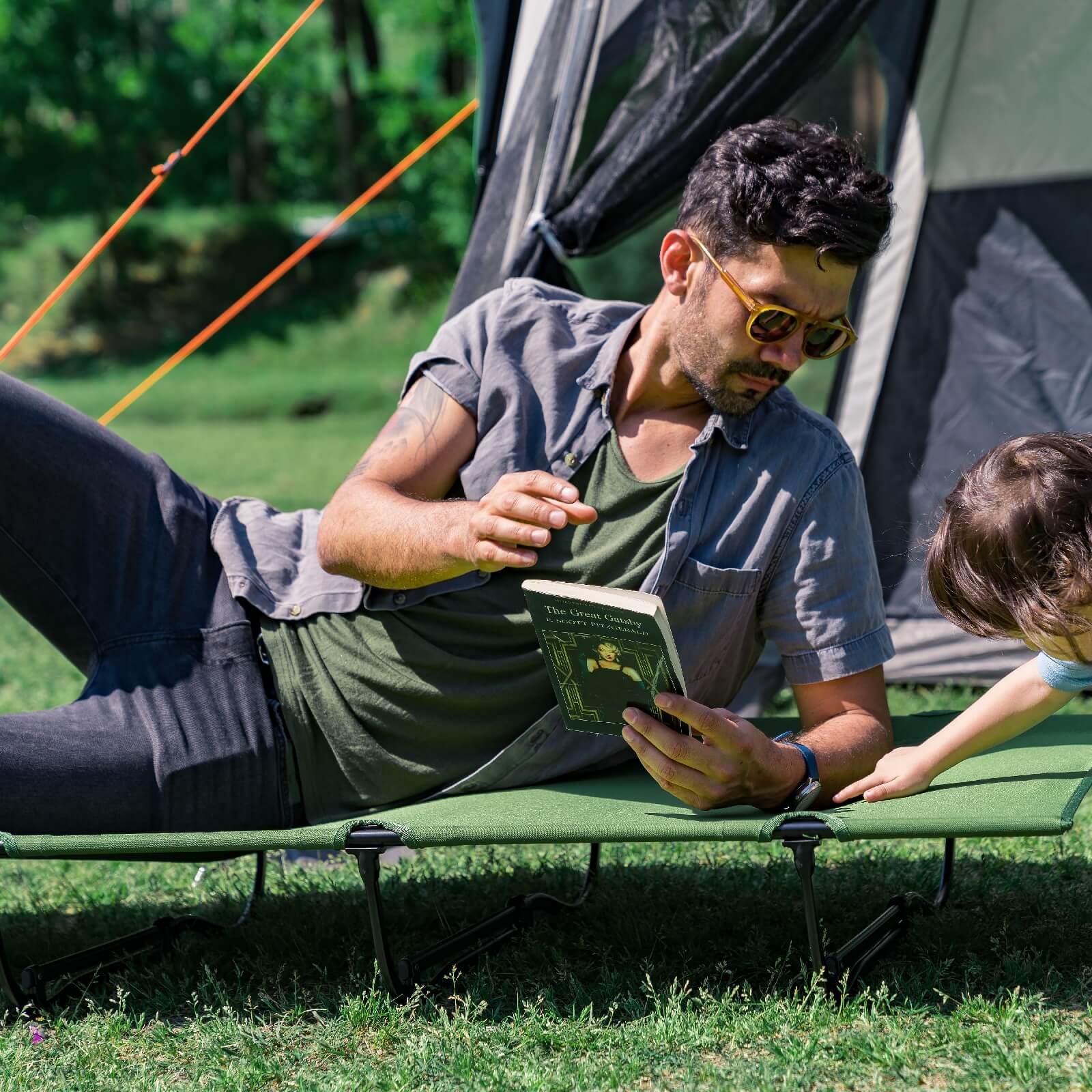 EVER ADVANCED Compact Camping Cot - Portal Outdoors
