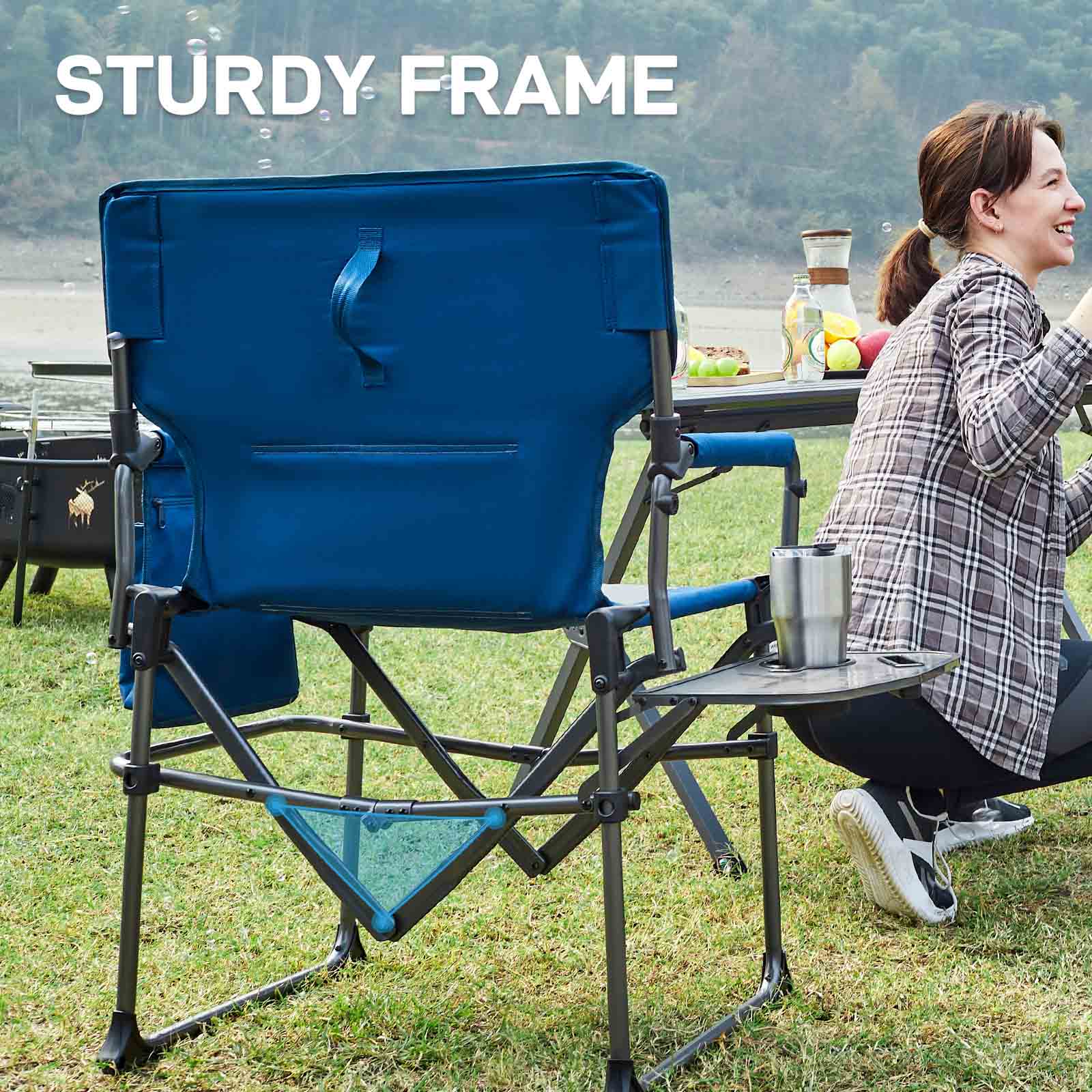 EVER ADVANCED Compact Camping Directors Chair - Portal Outdoors