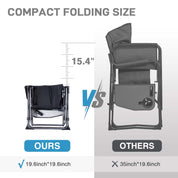 EVER ADVANCED Compact Camping Directors Chair - Portal Outdoors