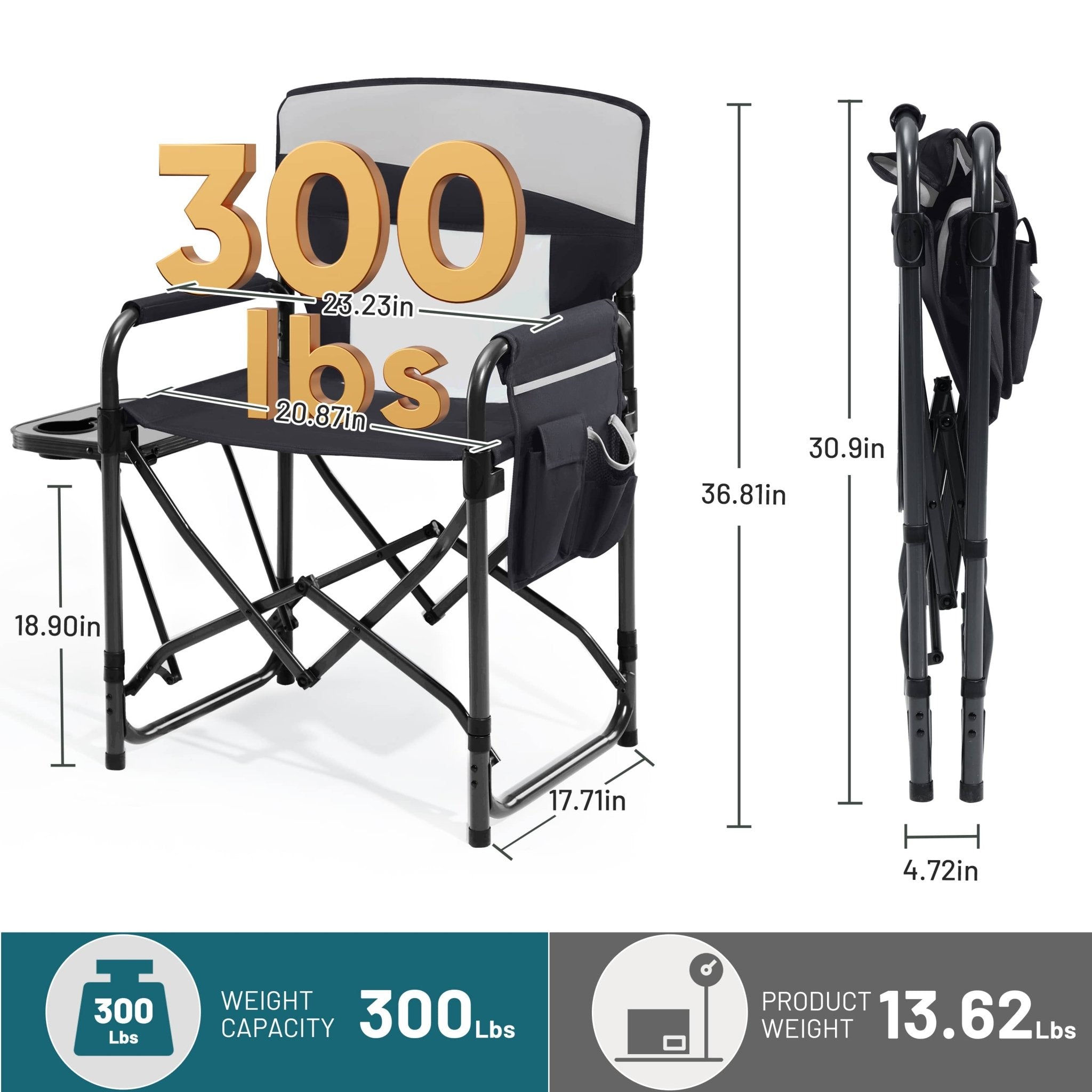 DMH Outdoors Camping Directors Chair