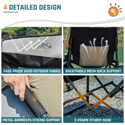 DMH Outdoors Camping Directors Chair