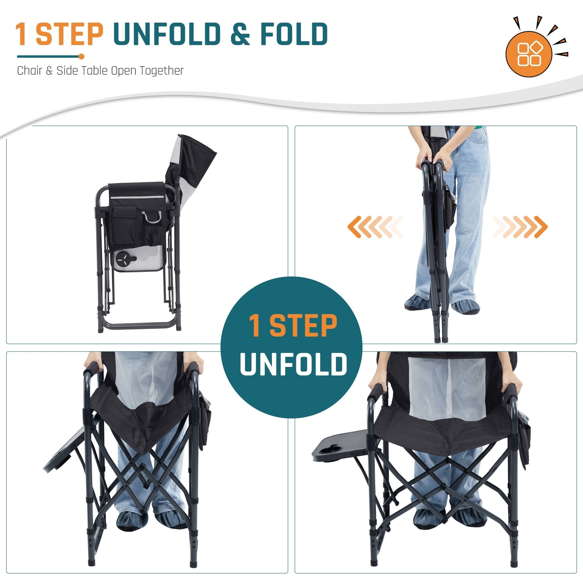 DMH Outdoors Camping Directors Chair